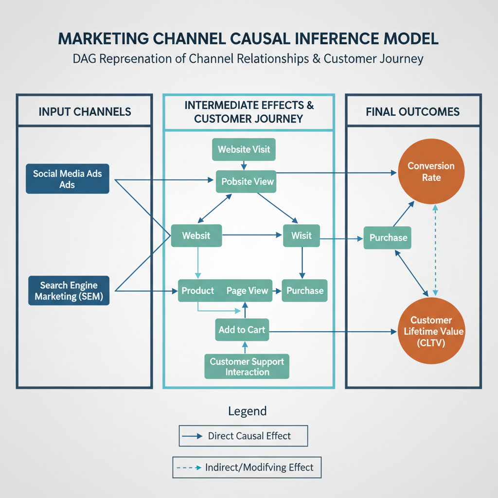 Causal inference marketing mix model showing which MMM is best for accurate attribution